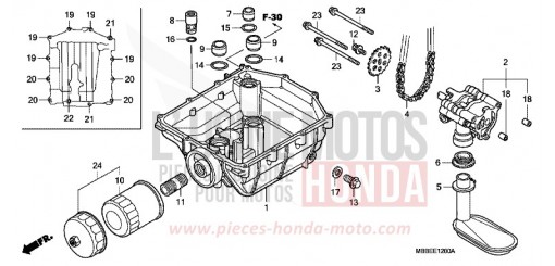 OIL PUMP VTR1000F6 de 2006
